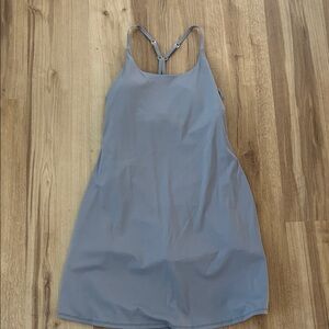 Halara active dress with built-in biker shorts and built-in bra. Size large.
